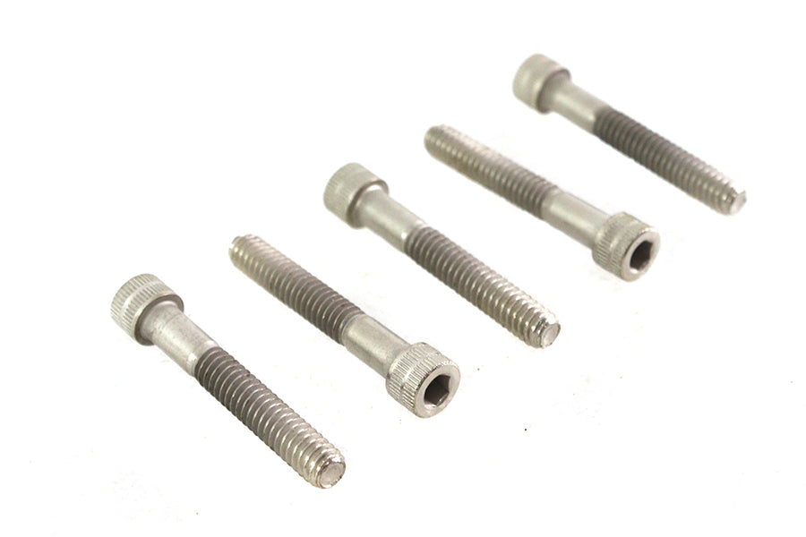 HARLEY 1/4 inch-20 x 1-5/8 inch Allen Socket Cap Screw Stainless St Fits 0-  All, models