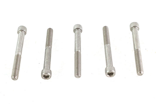 HARLEY 1/4 inch-20 x 2-1/4 inch Allen Socket Cap Screw Stainless St Fits 0-  All, models