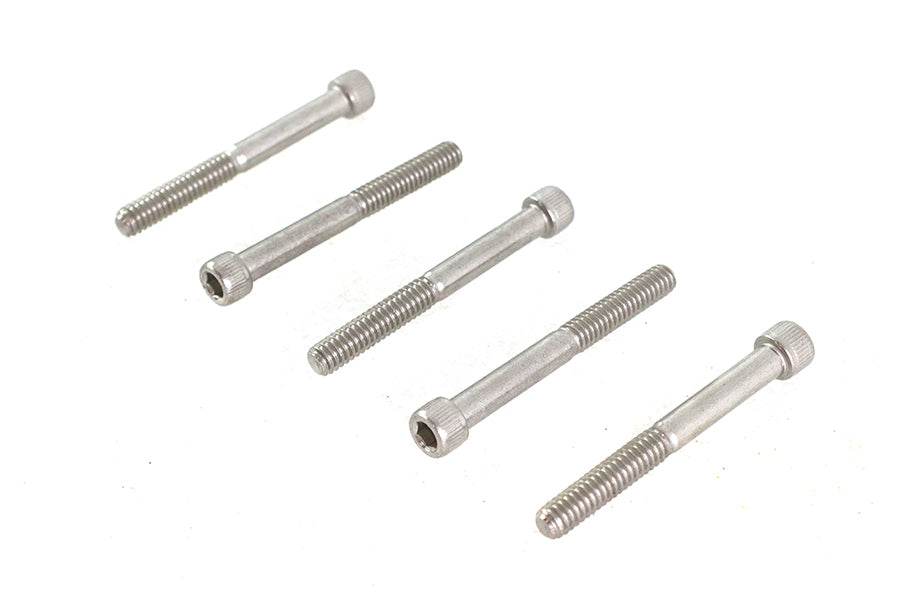 HARLEY 1/4 inch-20 x 2-1/4 inch Allen Socket Cap Screw Stainless St Fits 0-  All, models