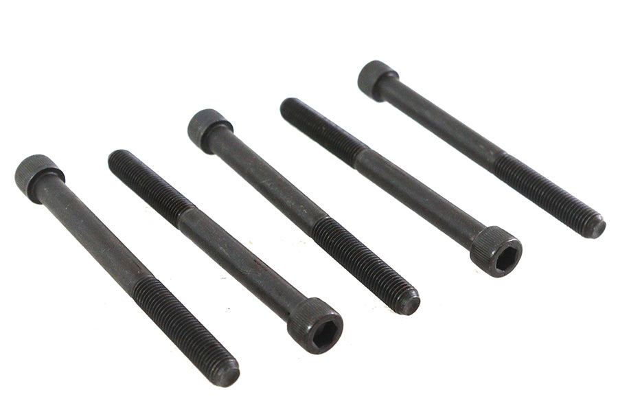 HARLEY 5/16 inch-24 x 3-3/8 inch Allen Socket Cap Screw Black Fits 0-  All, models