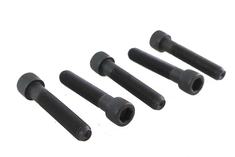 HARLEY 3/8 inch-24 x 2 inch Allen Socket Cap Screw Black Fits 0-  All, models