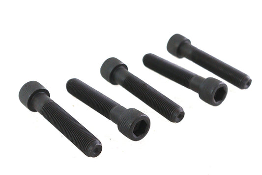 HARLEY 3/8 inch-24 x 2 inch Allen Socket Cap Screw Black Fits 0-  All, models