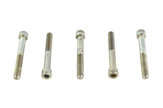 HARLEY 1/4 inch-28 x 2 inch Allen Socket Cap Screw Stainless Steel Fits 0-  All, models