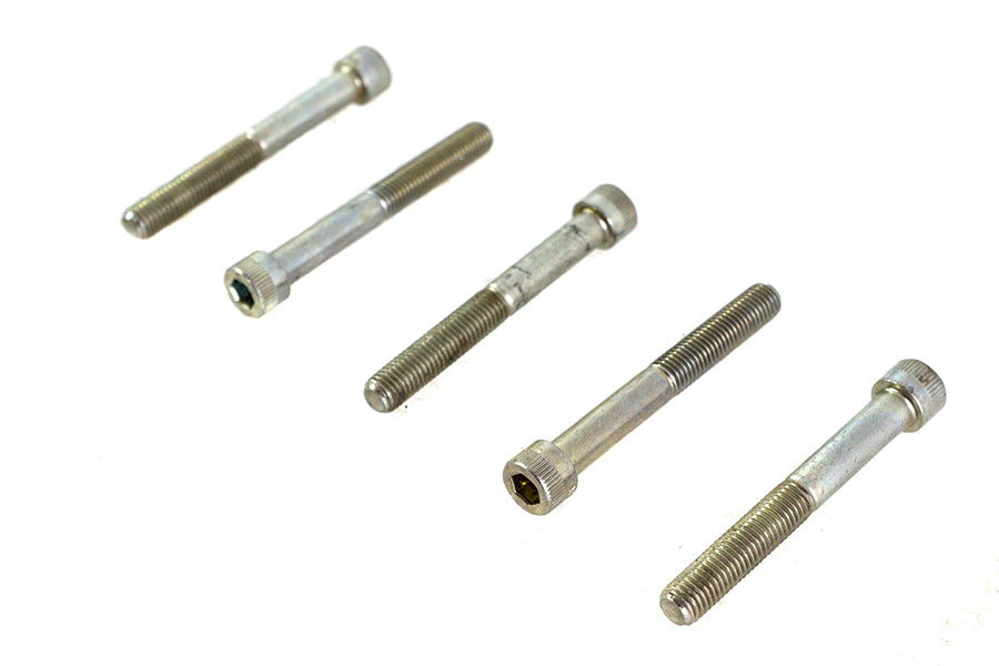 HARLEY 1/4 inch-28 x 2 inch Allen Socket Cap Screw Stainless Steel Fits 0-  All, models