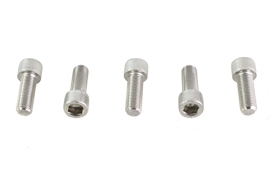 HARLEY 3/8 inch-24 x 1 inch Allen Socket Cap Screw Stainless Steel Fits 0-  All, models