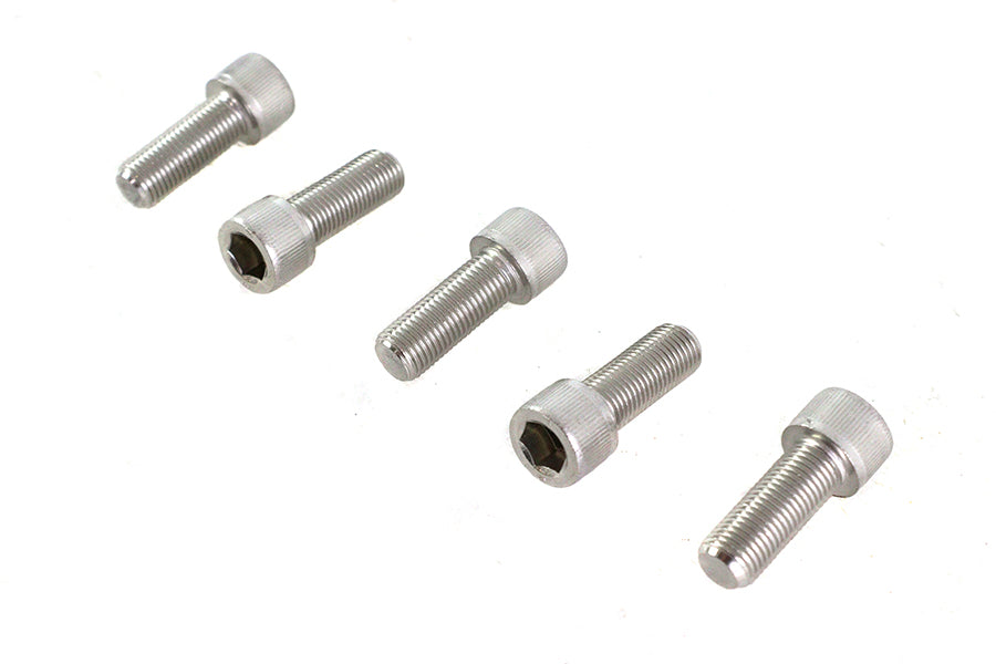 HARLEY 3/8 inch-24 x 1 inch Allen Socket Cap Screw Stainless Steel Fits 0-  All, models