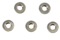 HARLEY Serrated Hex Flange Nuts 5/16 inch-24 Stainless Steel Fits 0-  All, models