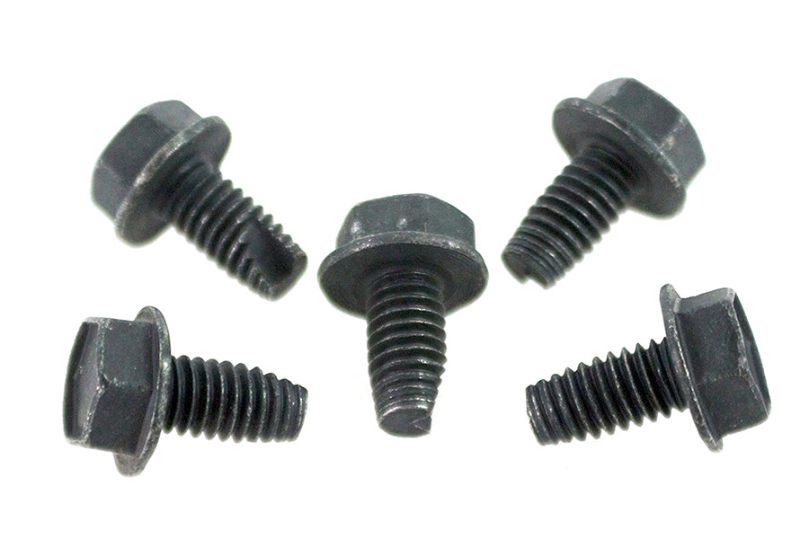 HARLEY Hex Flange Screws 5/16 inch-18 x 5/8 inch Parkerized Fits 0-  All, models