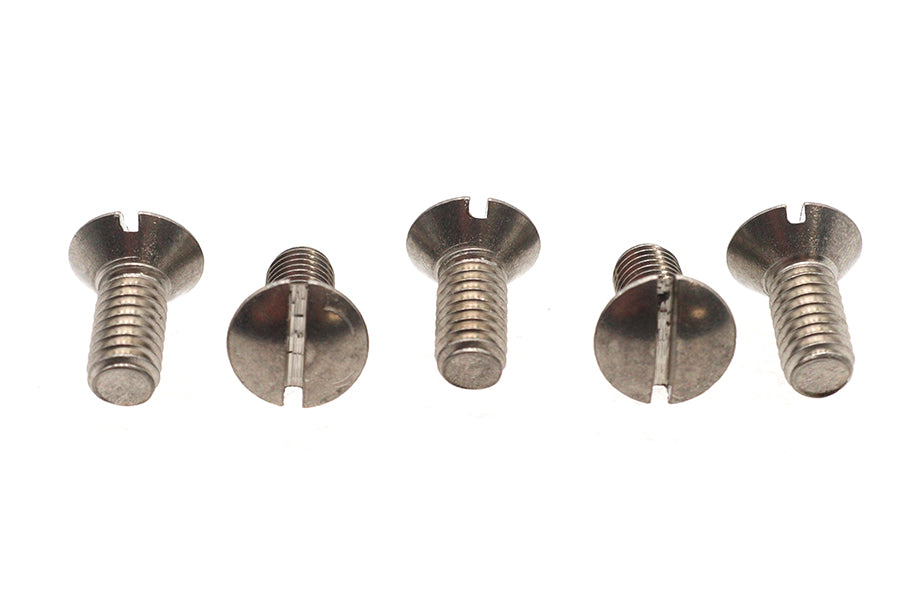 HARLEY Oval Slotted Screw 5/16 inch-18 x 3/4 inch Stainless Steel Fits 0-  All, models