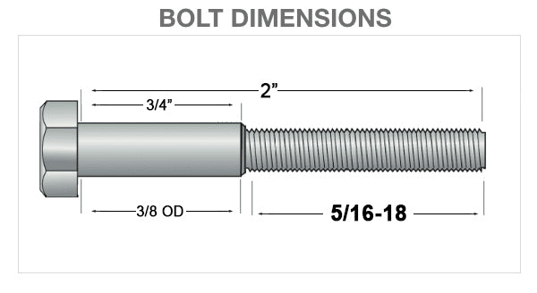 HARLEY 2 inch Hex Starter Bolt Fits 0-  All, models