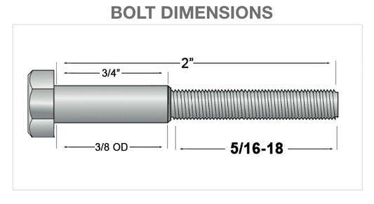 HARLEY 2 inch Hex Starter Bolt Fits 0-  All, models