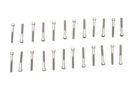 HARLEY Stainless Steel Finned Cover Screw Set 24 Piece Fits 0-  Custom, application