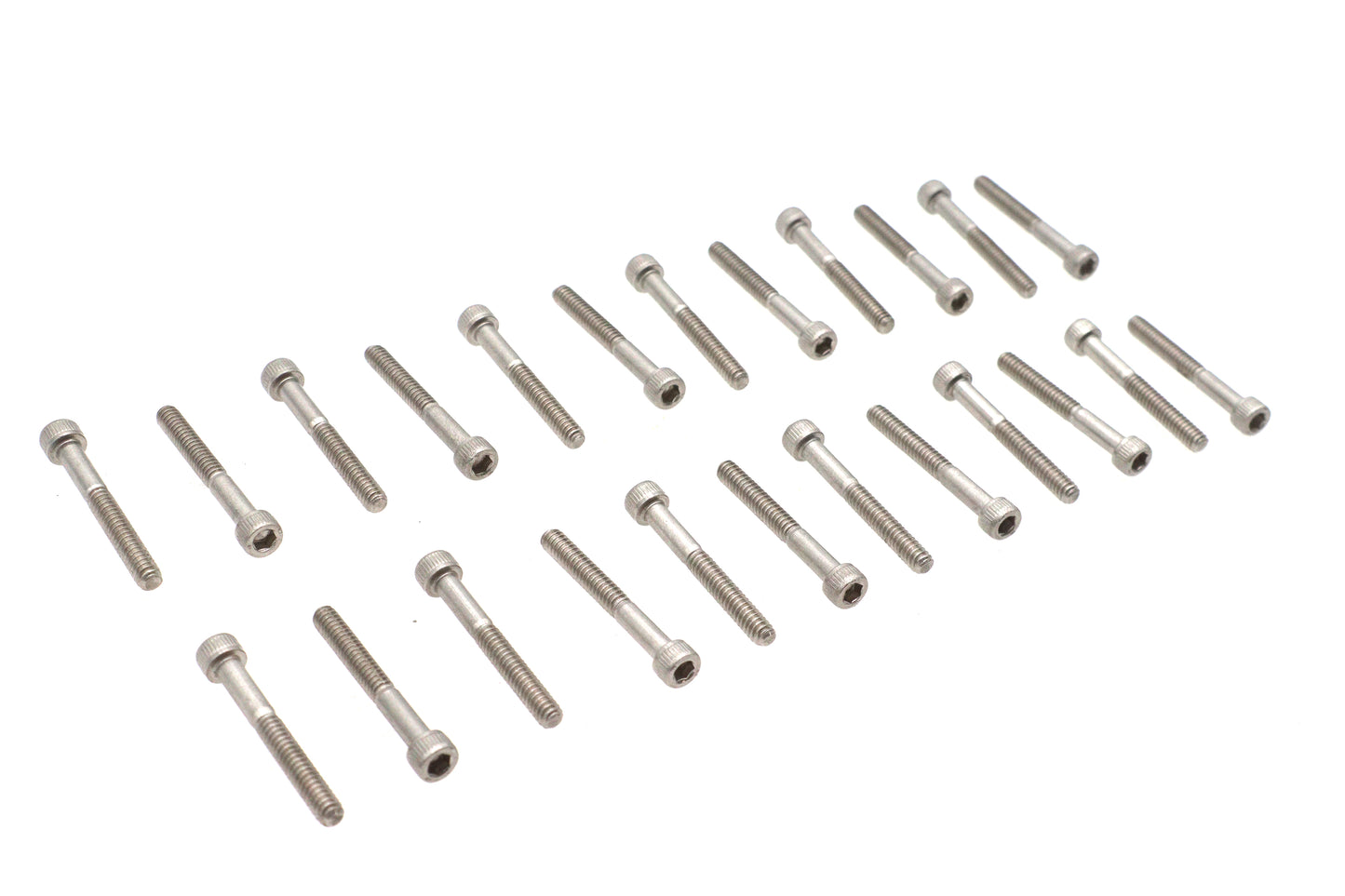 HARLEY Stainless Steel Finned Cover Screw Set 24 Piece Fits 0-  Custom, application