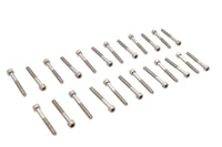 HARLEY Stainless Steel Finned Cover Screw Set 24 Piece Fits 0-  Custom, application