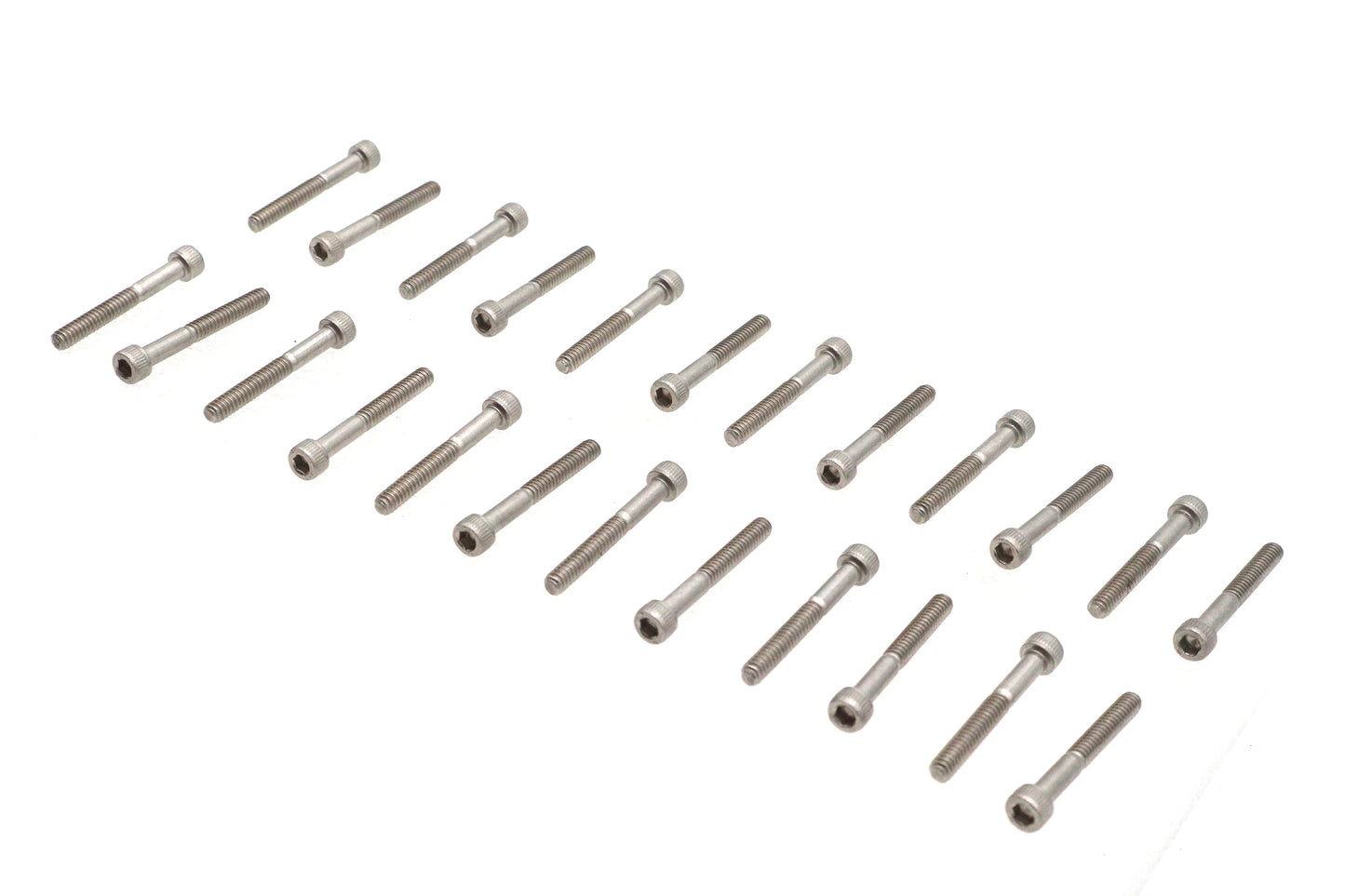 HARLEY Stainless Steel Finned Cover Screw Set 24 Piece Fits 0-  Custom, application