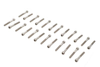 HARLEY Stainless Steel Finned Cover Screw Set 24 Piece Fits 0-  Custom, application