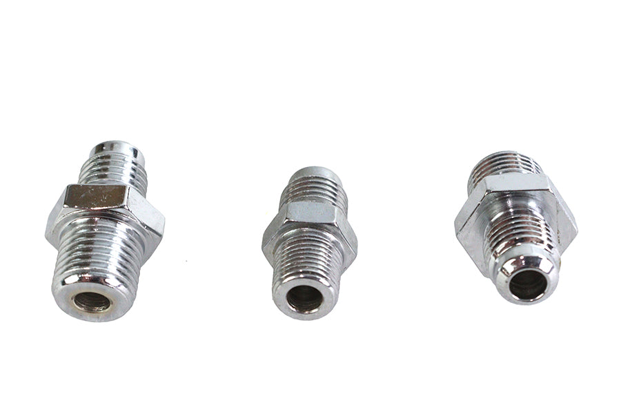 HARLEY Chrome Oil Line Fitting Fits 1936-1940 EL,   1941-1947 FL,