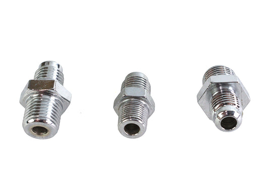 HARLEY Chrome Oil Line Fitting Fits 1936-1940 EL,   1941-1947 FL,