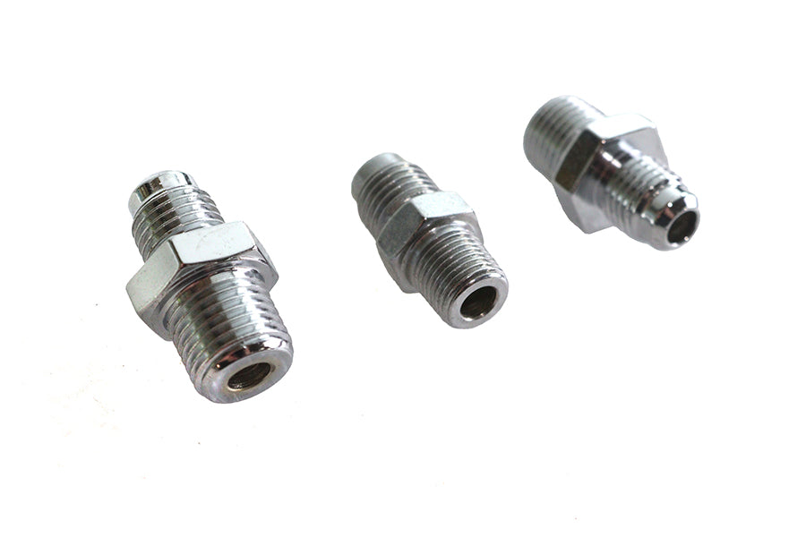 HARLEY Chrome Oil Line Fitting Fits 1936-1940 EL,   1941-1947 FL,