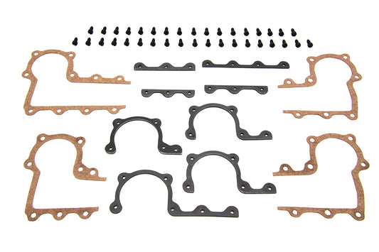 HARLEY Parkerized Rocker Arm Cover Strip and Gasket Fits 1936-1940 EL,   1941-1947 FL,
