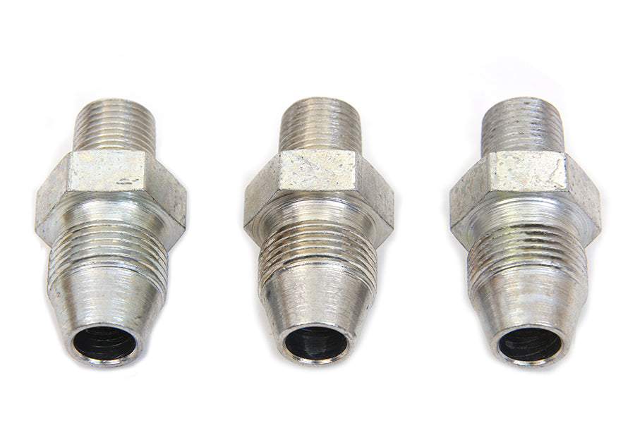 HARLEY Cadmium Oil Line Fitting Fits 1941-1964 FL,   1936-1940 EL,   1938-1948 UL,
