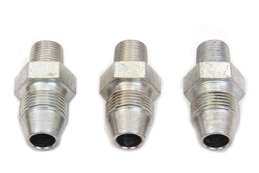 HARLEY Cadmium Oil Line Fitting Fits 1941-1964 FL,   1936-1940 EL,   1938-1948 UL,