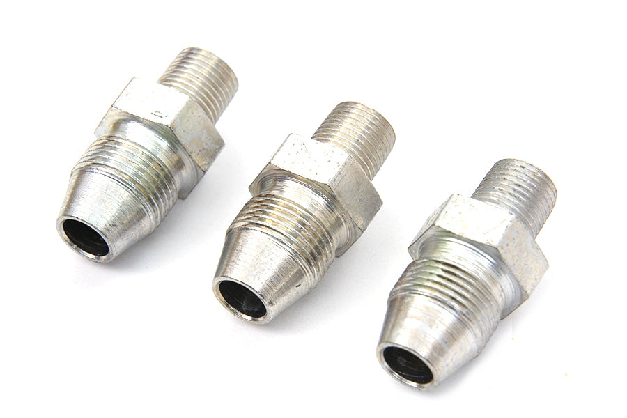 HARLEY Cadmium Oil Line Fitting Fits 1941-1964 FL,   1936-1940 EL,   1938-1948 UL,