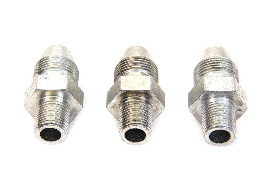 HARLEY Cadmium Oil Line Fitting Fits 1941-1964 FL,   1936-1940 EL,   1938-1948 UL,