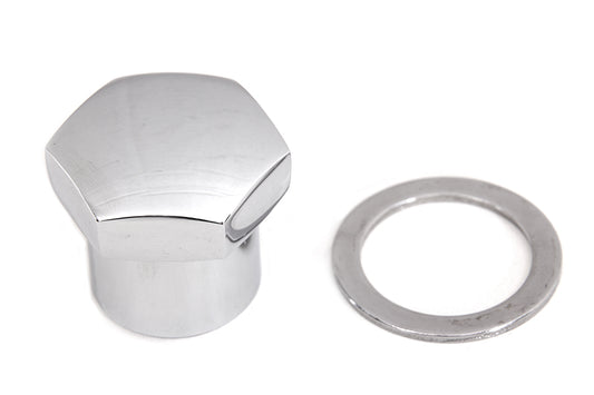 HARLEY Chrome Domed Triple Tree Fork Stem Nut Fits 1971-1984 FX,   1978-1987 XL,