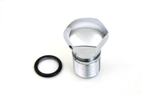 HARLEY Chrome Fork Tube Cap Fits 1973-1985 XL,   1973-1984 FX,   1982-1985 FXR,   1982-1985 FXR,