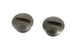 HARLEY Parkerized Spring Handlebar End Nut Set fits 1936-1948 EL,  1936-1948 FL,