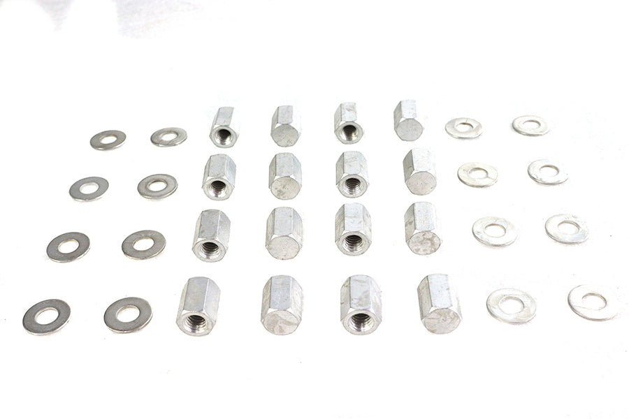 HARLEY Cadmium Head Nut Set Fits 1942-1950 W,
