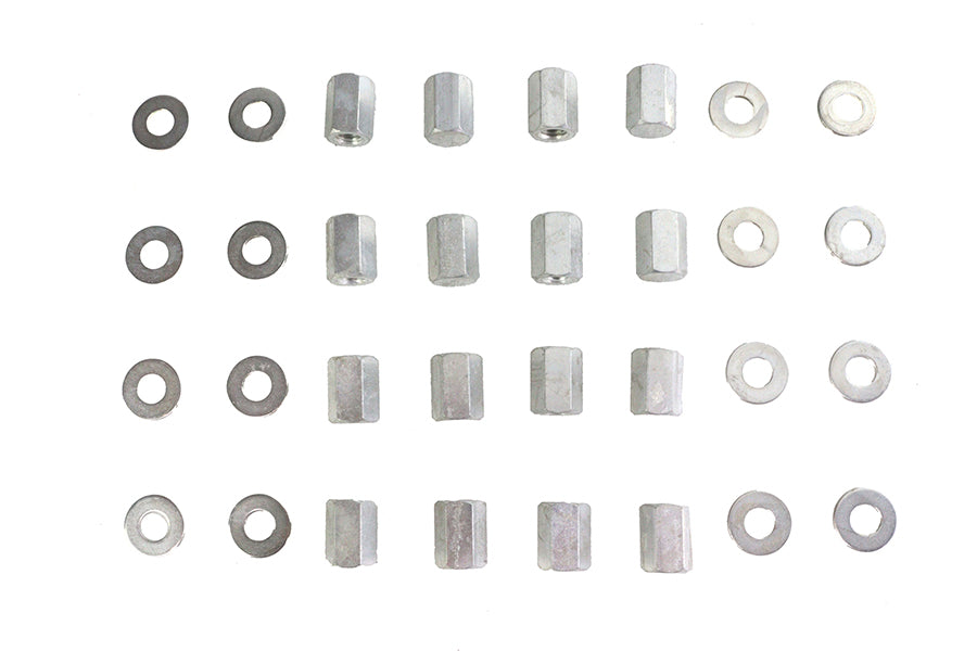 HARLEY Cadmium Head Nut Set Fits 1942-1950 W,