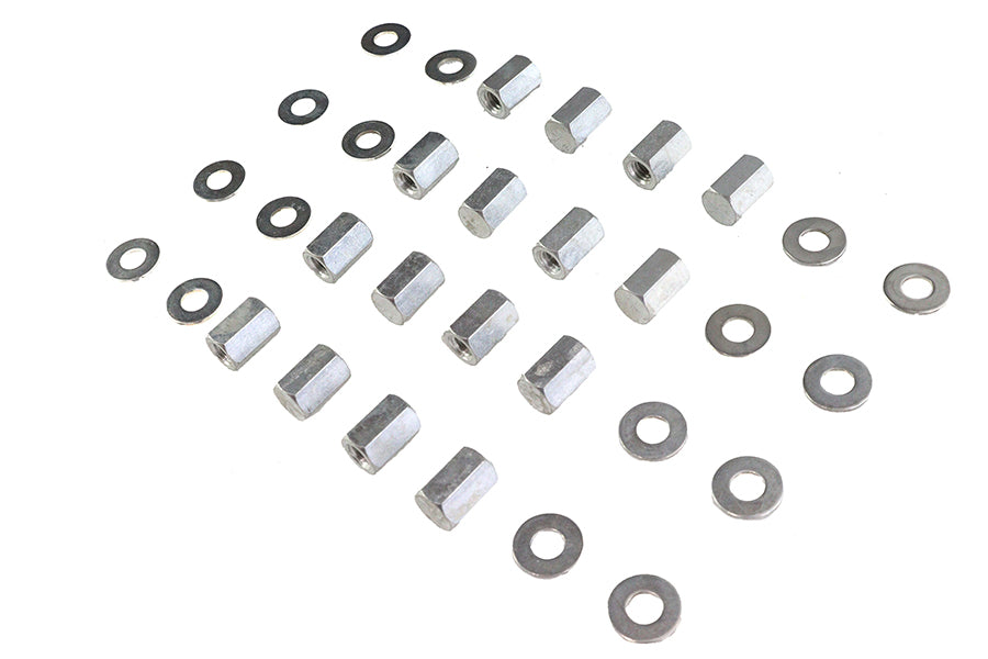 HARLEY Cadmium Head Nut Set Fits 1942-1950 W,