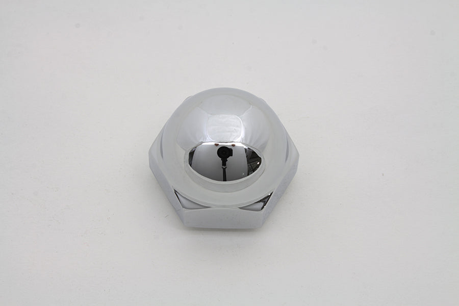 HARLEY Chrome Acorn Triple Tree Stem Nut with Shoulder Fits 1948-1984 FL,   1980-1986 FX,   1980-198