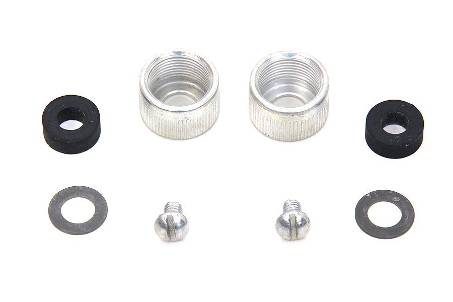 HARLEY Spark Plug Cable Nuts with Packing Fits 1930-1934 VL,   1937-1948 UL,   1936-1940 EL,   1941-