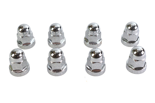 HARLEY Chrome Cylinder Base Nut Fits 1978-1984 FL,   1978-1984 FX,   1979-1983 FLT,   1982-1983 FXR,