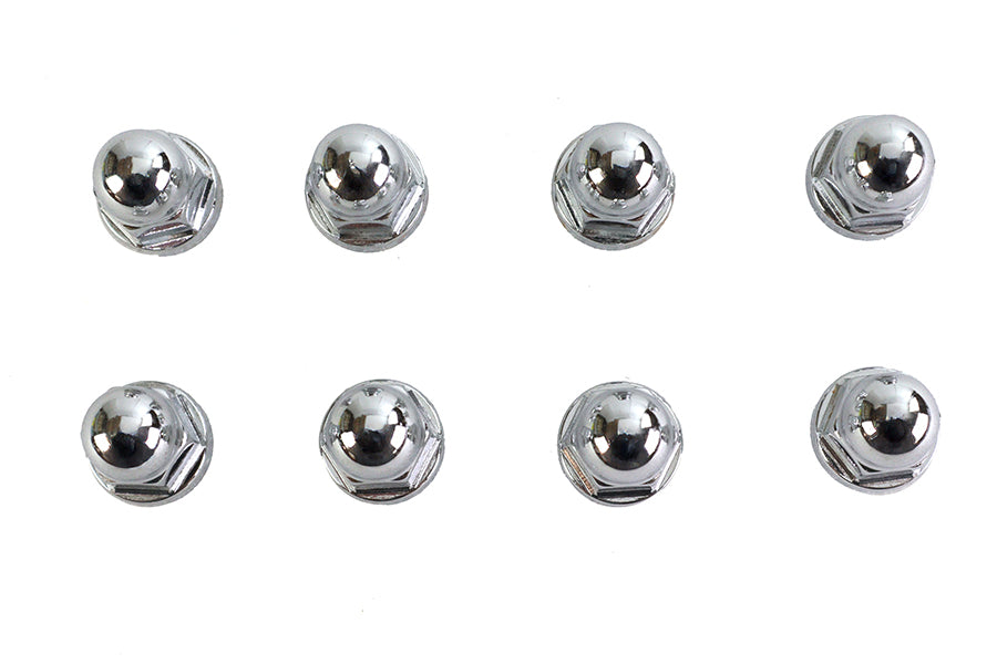 HARLEY Chrome Cylinder Base Nut Fits 1978-1984 FL,   1978-1984 FX,   1979-1983 FLT,   1982-1983 FXR,