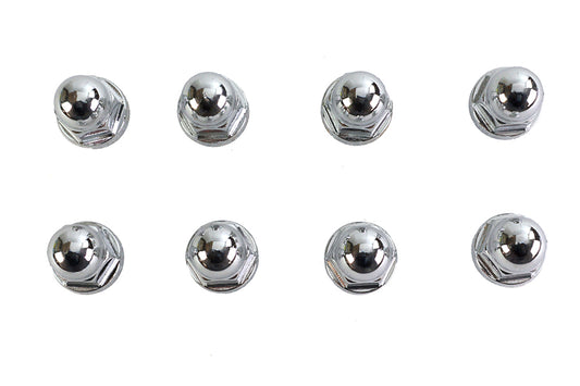 HARLEY Chrome Cylinder Base Nut Fits 1978-1984 FL,   1978-1984 FX,   1979-1983 FLT,   1982-1983 FXR,