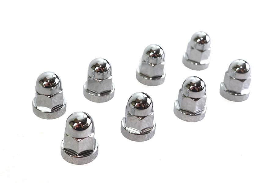 HARLEY Chrome Cylinder Base Nut Fits 1978-1984 FL,   1978-1984 FX,   1979-1983 FLT,   1982-1983 FXR,