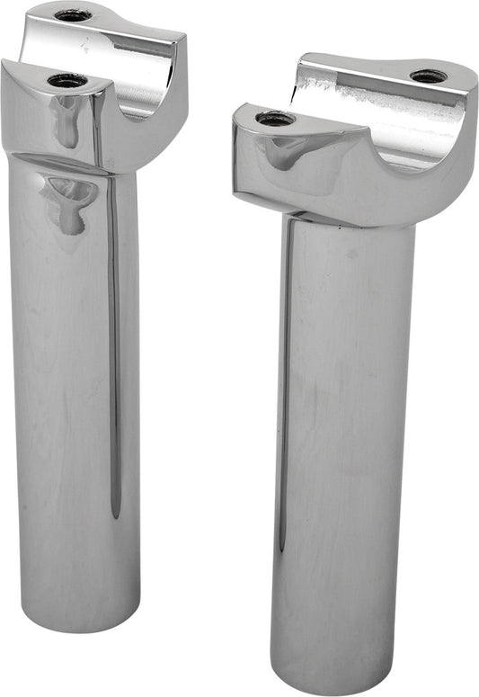 HARLEY HARDDRIVE H-BAR RISERS 5.5" STRAIGHT CHROME  241003