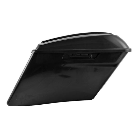 Custom Chrome HARLEY PRIMER BLACK CVO STRETCHED SADDLEBAGS FOR TOURING 14-UP