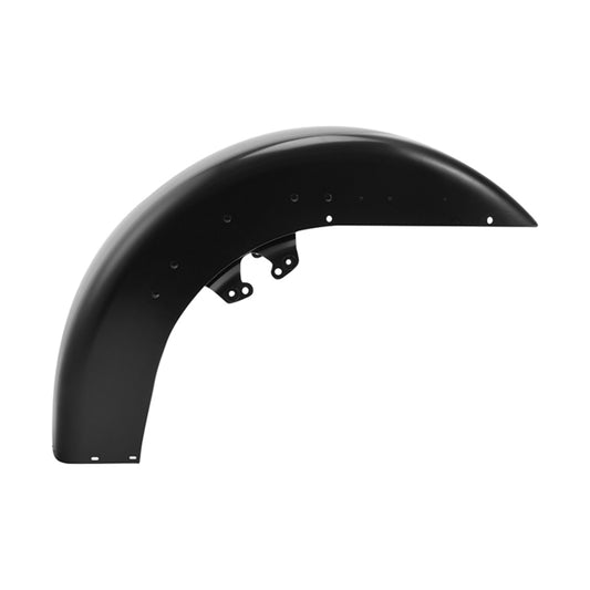 Custom Chrome HARLEY PRIMER BLACK FRONT FENDER 14UP CAN BE INSTALLED W/ LIGHTING