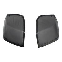 Custom Chrome HARLEY PRIMER BLACK 5X7" CVO SADDLEBAG LIDS SPEAKER GRILLS 14-UP