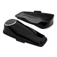 Custom Chrome HARLEY PRIMER BLACKCUSTOM CVO SADDLEBAG LIDS W/ 6.5" SPEAKER GRILL