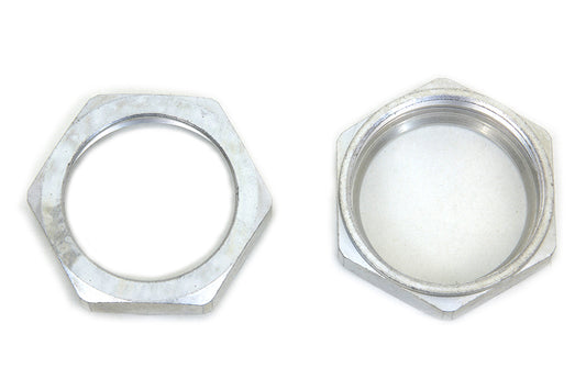 HARLEY Cadmium Manifold Nuts Fits 1937-1948 UL,   1930-1936 VL,   1936-1939 EL,   1932-1936 R,   194