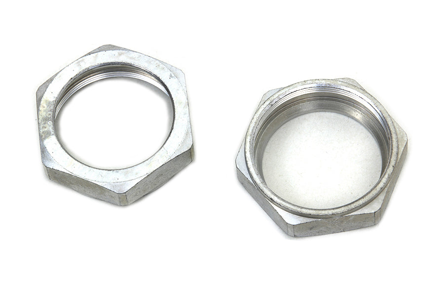 HARLEY Cadmium Manifold Nuts Fits 1937-1948 UL,   1930-1936 VL,   1936-1939 EL,   1932-1936 R,   194