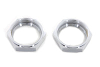 HARLEY Chrome Intake Manifold Nuts Fits 1937-1948 UL,   1930-1936 VL,   1932-1936 R,   1940-1946 WLD