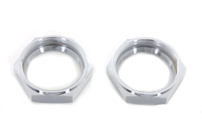 HARLEY Chrome Intake Manifold Nuts Fits 1937-1948 UL,   1930-1936 VL,   1932-1936 R,   1940-1946 WLD