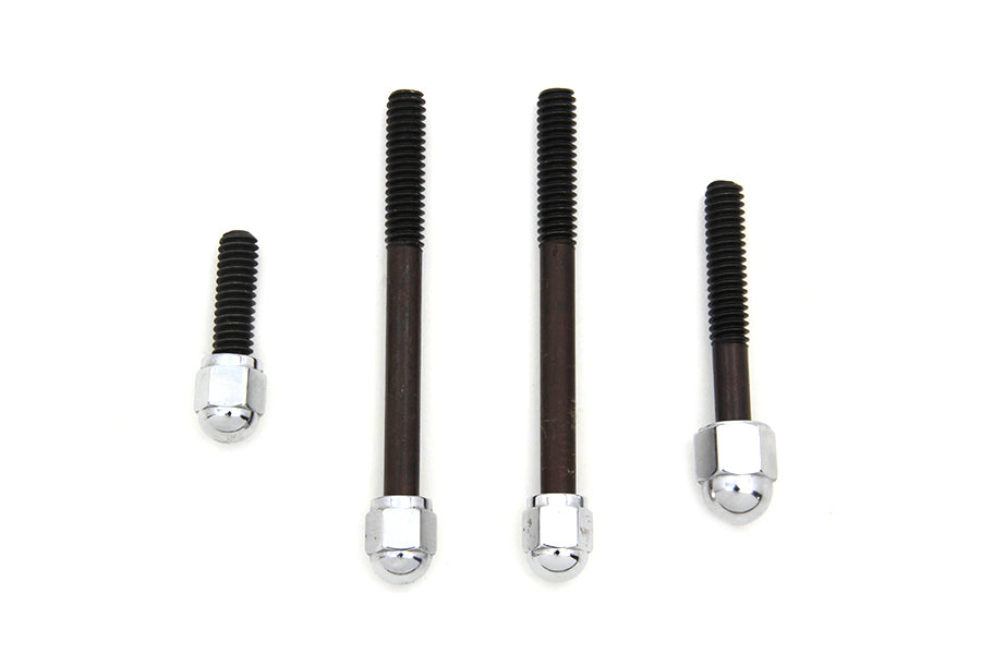 HARLEY Chrome Acorn Dash Cover Screw Fits 1977-1984 FXS,